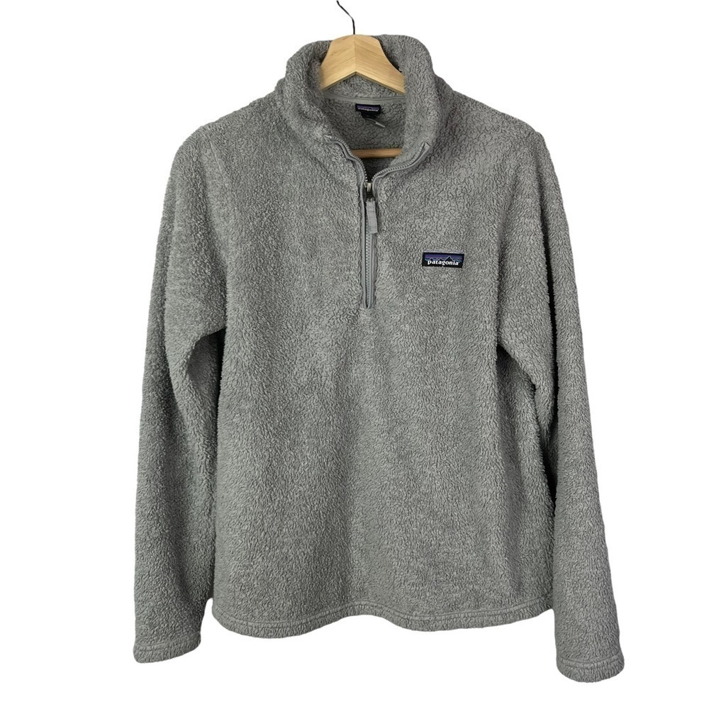 Patagonia Los‎ Gatos Light Gray Quarter Zip Pullover M